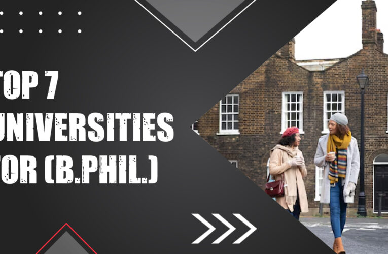 Top 7 Universities for Pursuing a Bachelor of Philosophy (B.Phil.) Degree in the UK